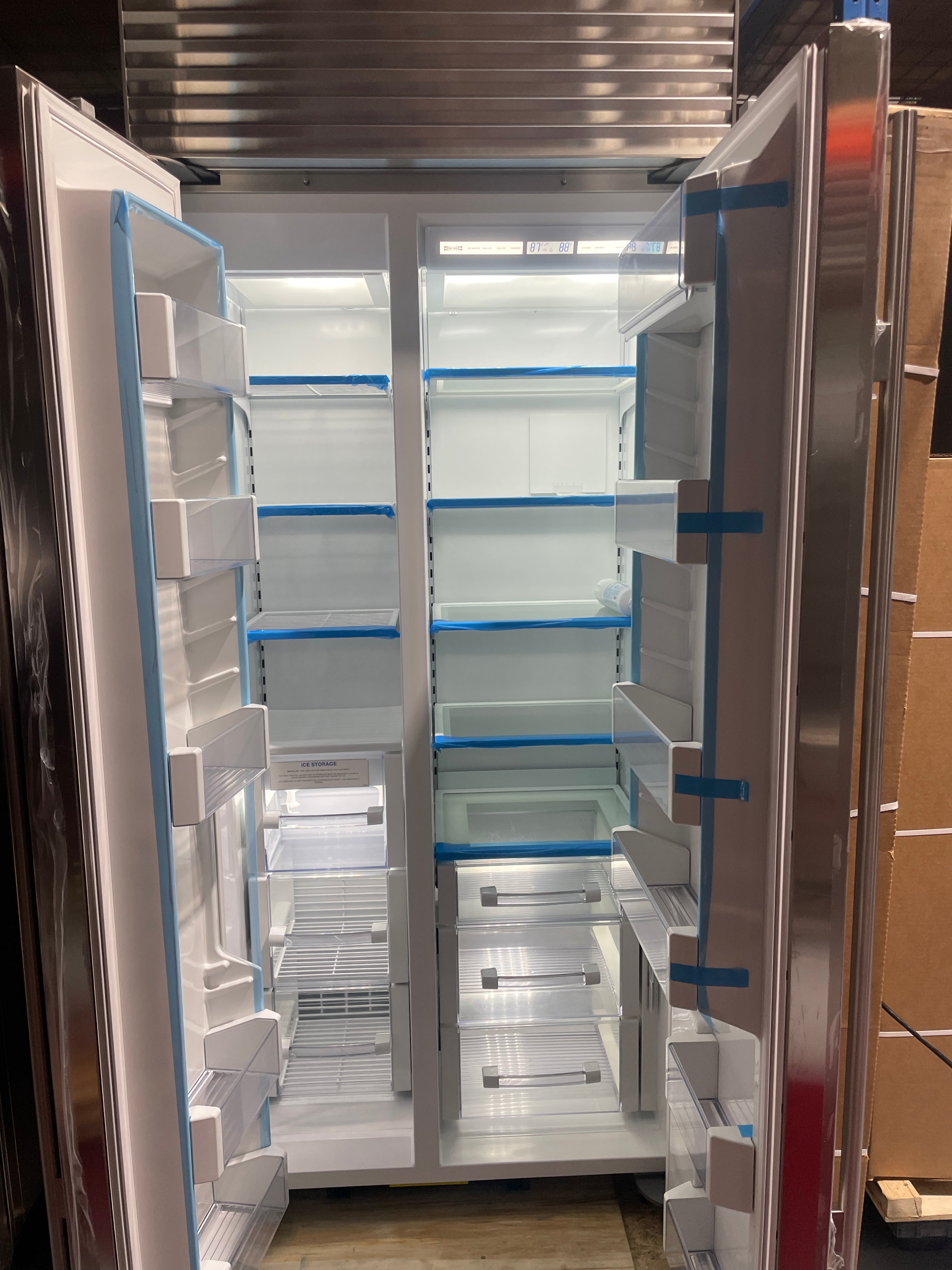 SubZero BI-36S/S/PH - 36” Side-By-Side Refrigerator W/ Freezer