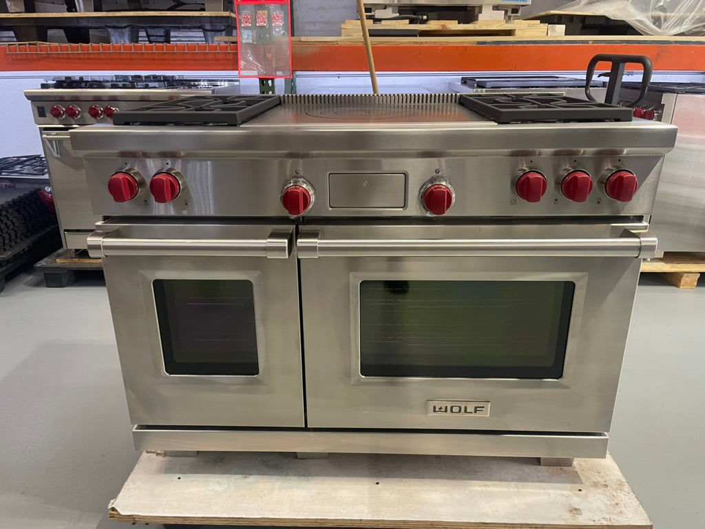 Wolf DF484F - 48" Dual-Fuel W/ French Top