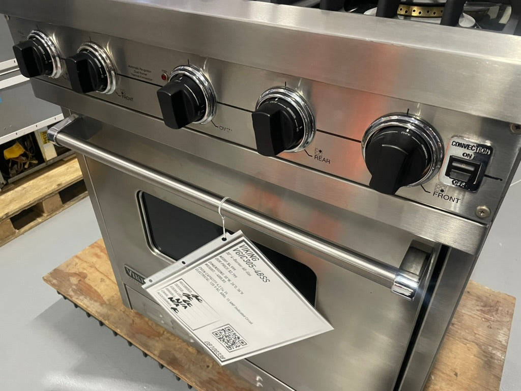 Viking VGIC305-4BSS - 30" 4-Burner All-Gas Range