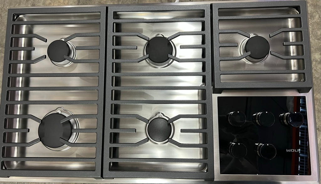 Wolf CG365T/S - 36” 5 Burner Cooktop