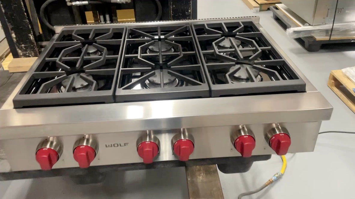 Wolf SRT366-LP - 36” 6 Burner Rangetop
