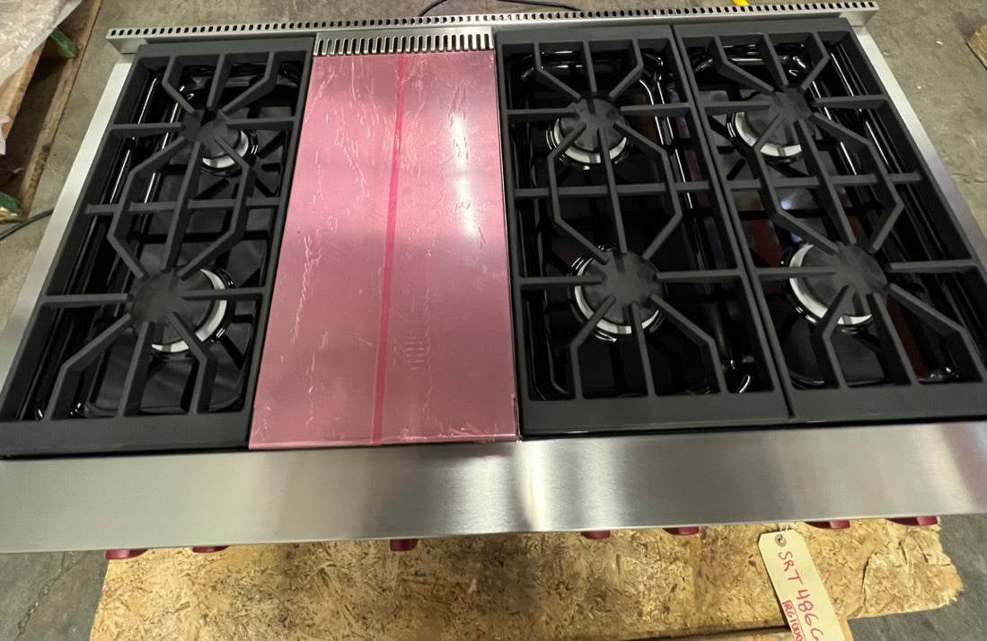 Wolf SRT486G - 48" 6 Burner Rangetop W/ Griddle
