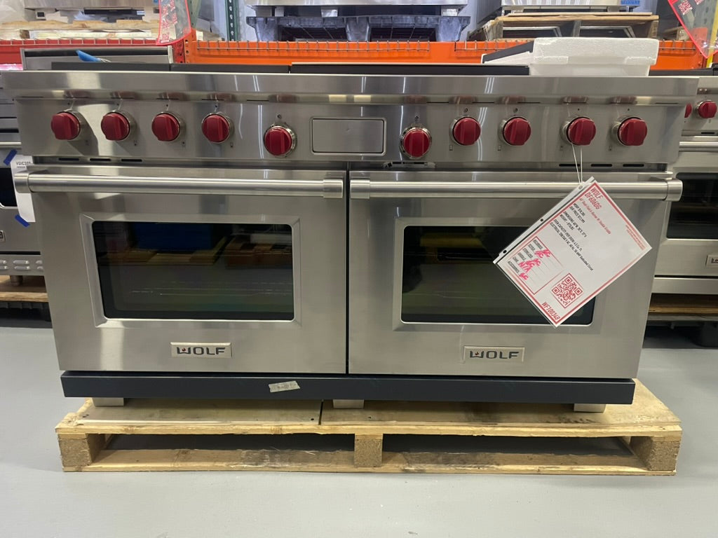Wolf DF606DG - 60” 6 Burner Range W/ Double Griddle