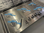 Whirlpool WCG55US6HS00 - 36" 5-Burner Cooktop