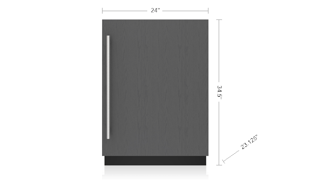 SubZero DEU2450CI - 24" Under-counter Beverage Center