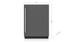SubZero DEU2450CI - 24" Under-counter Beverage Center
