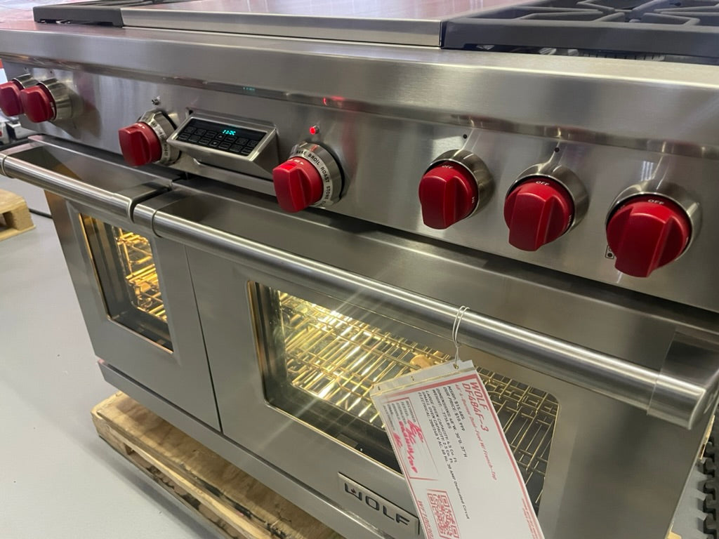 Wolf DF484F-3 - 48" Dual-Fuel W/ French Top