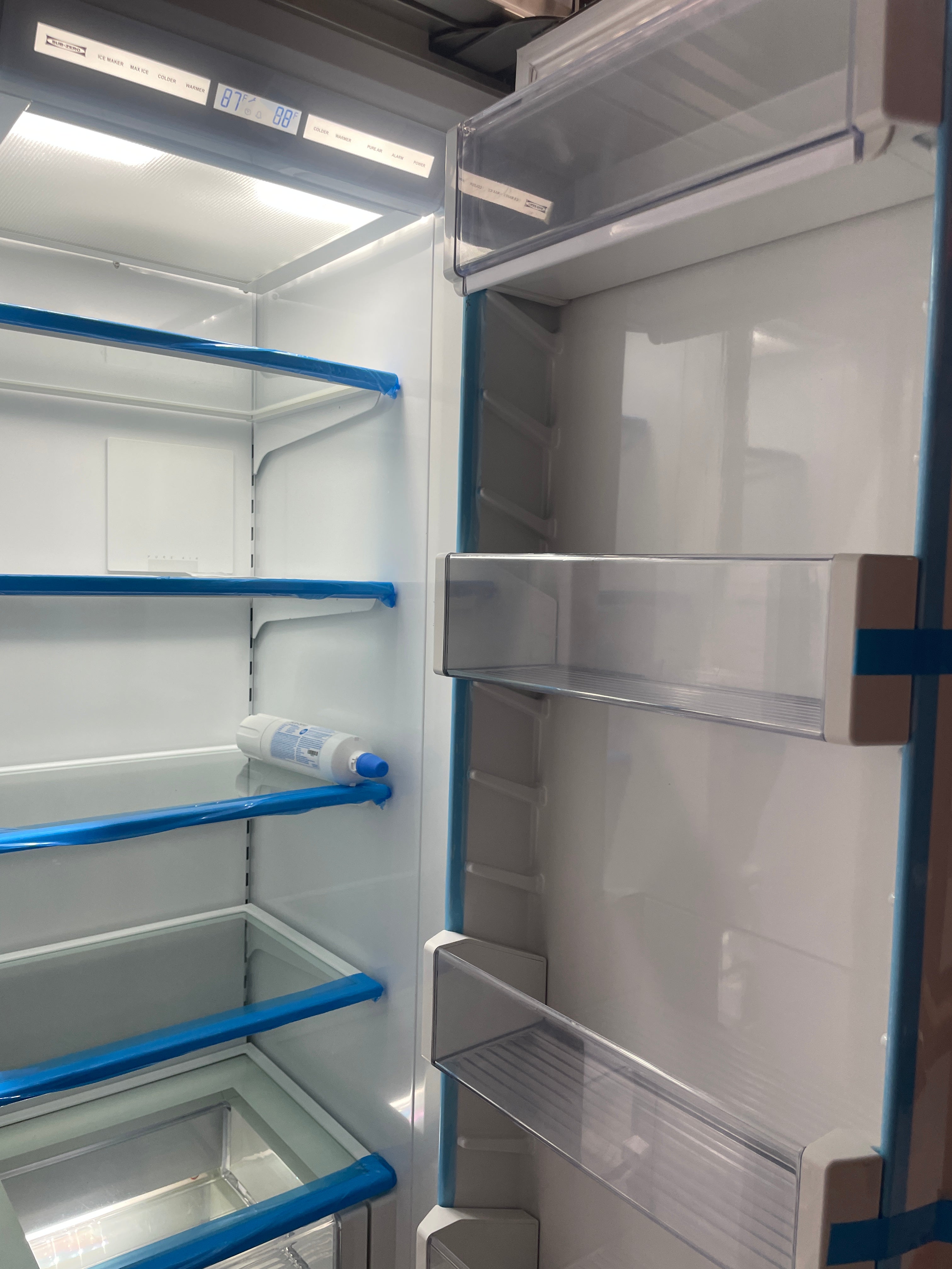 SubZero BI-36S/S/PH - 36” Side-By-Side Refrigerator W/ Freezer