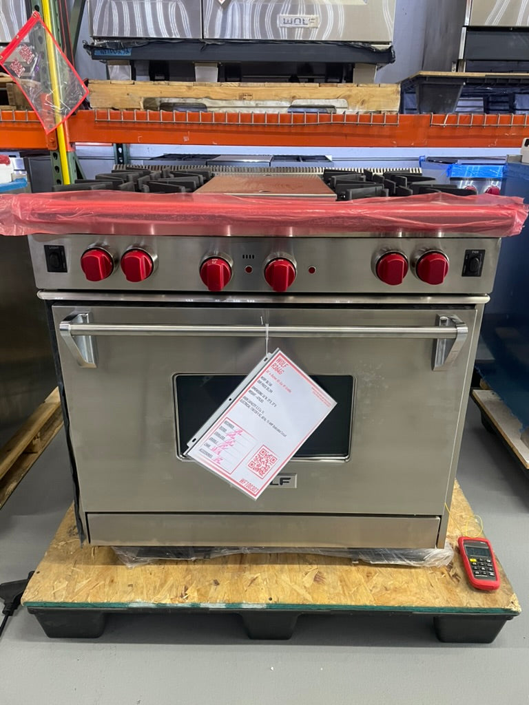 Wolf R364C - 36" All-Gas W/ Char