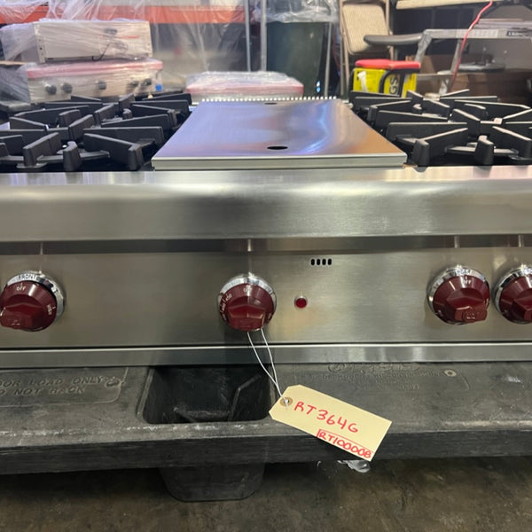 Wolf RT364C - 36" 4-Burner Rangetop W/ Char