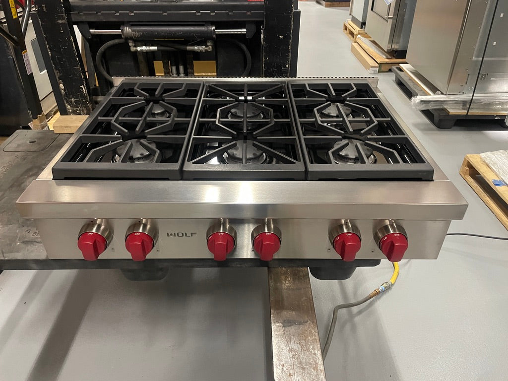Wolf SRT366-LP - 36” 6 Burner Rangetop