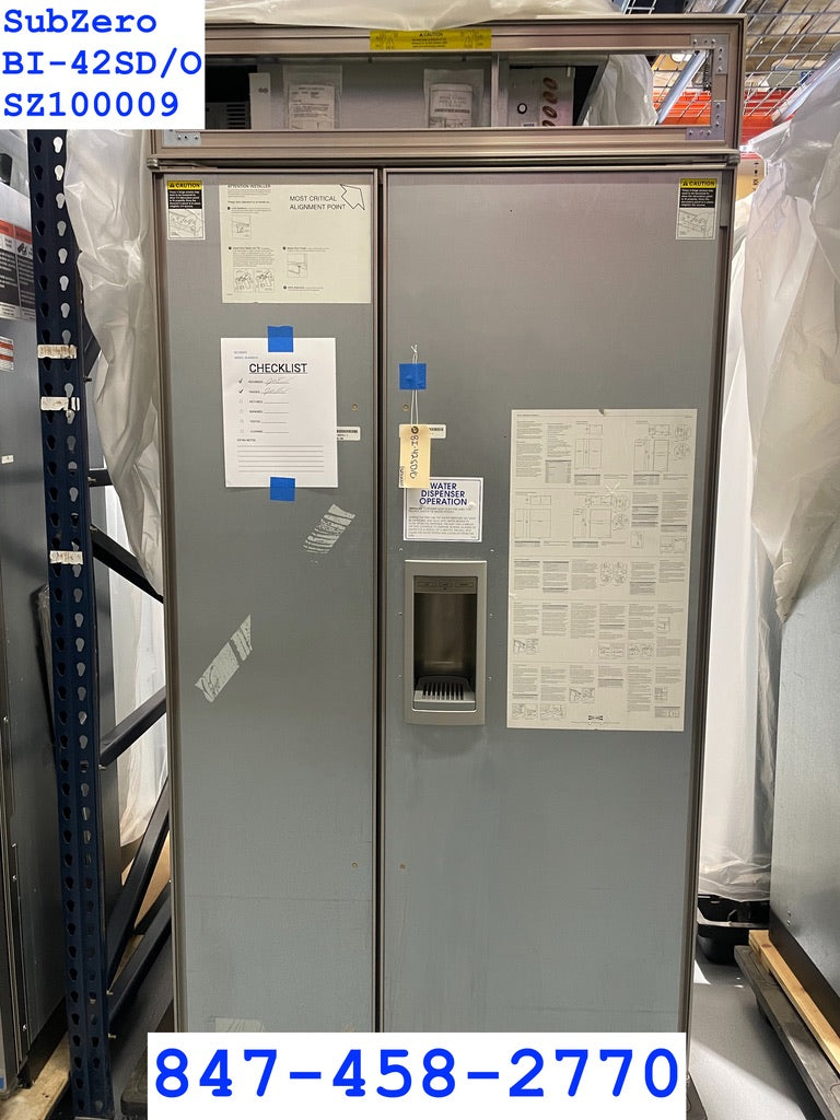 SubZero BI-42SD/O - 42” Side-By-Side Refrigerator