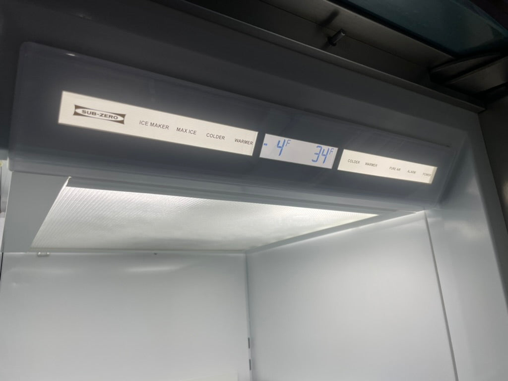 SubZero BI-36S/S/PH - 36” Side-By-Side Refrigerator W/ Freezer