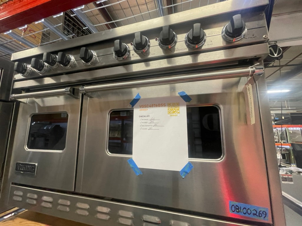 Viking VGSC4876QSS - 48" Gas Range W/ Char (OBO)