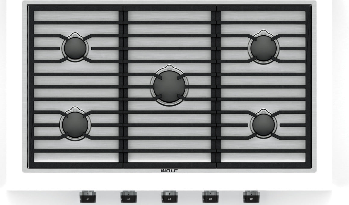 Wolf CG365C/S - 36” 5 Burner Cooktop