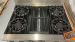 Viking VGRC365-4QDSS - 36" 4-Burner Range W/ Char