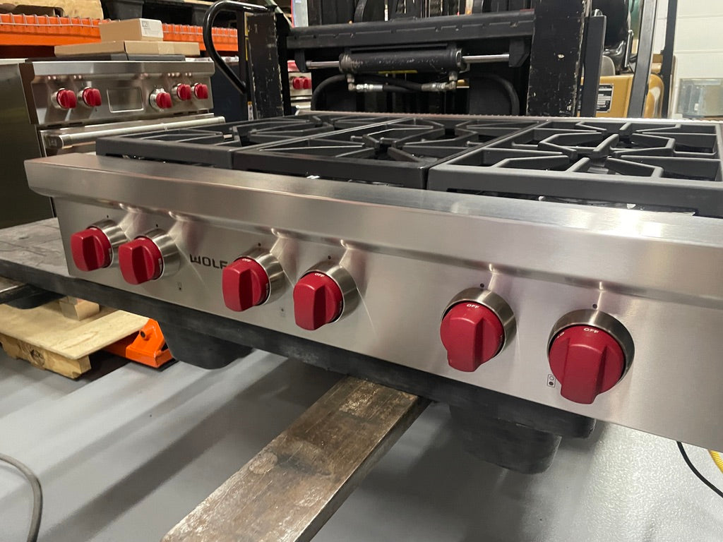 Wolf SRT366-LP - 36” 6 Burner Rangetop