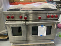 Wolf DF484CG-LP - 48” LP 4-Burner Range W/ Griddle and Char