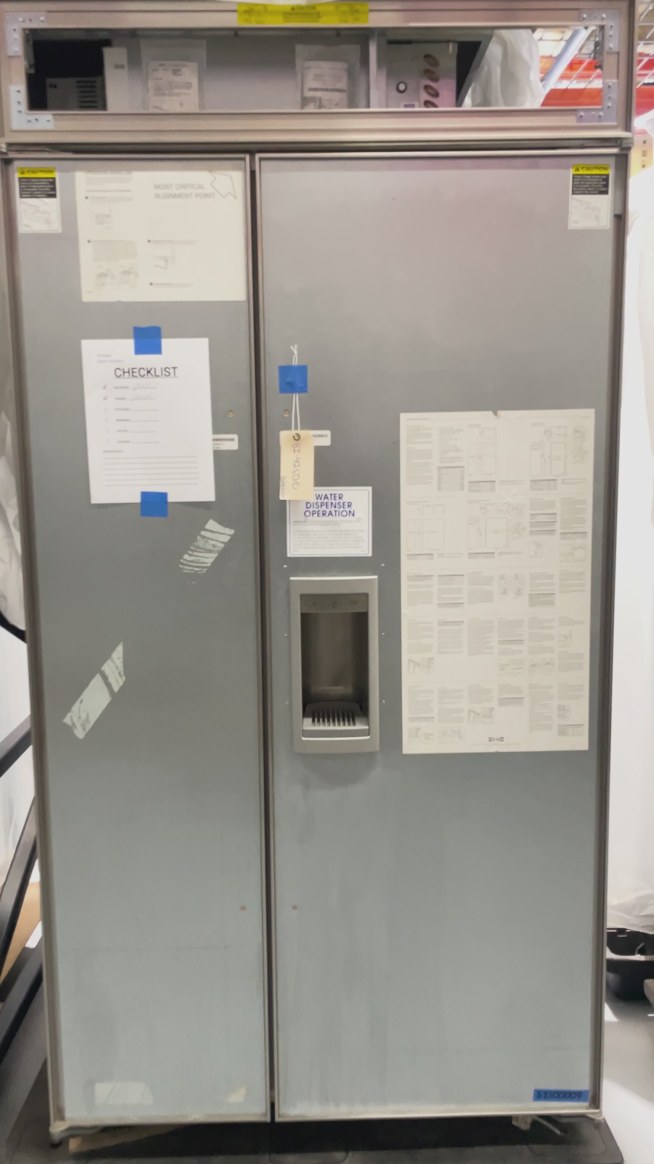 SubZero BI-42SD/O - 42” Side-By-Side Refrigerator