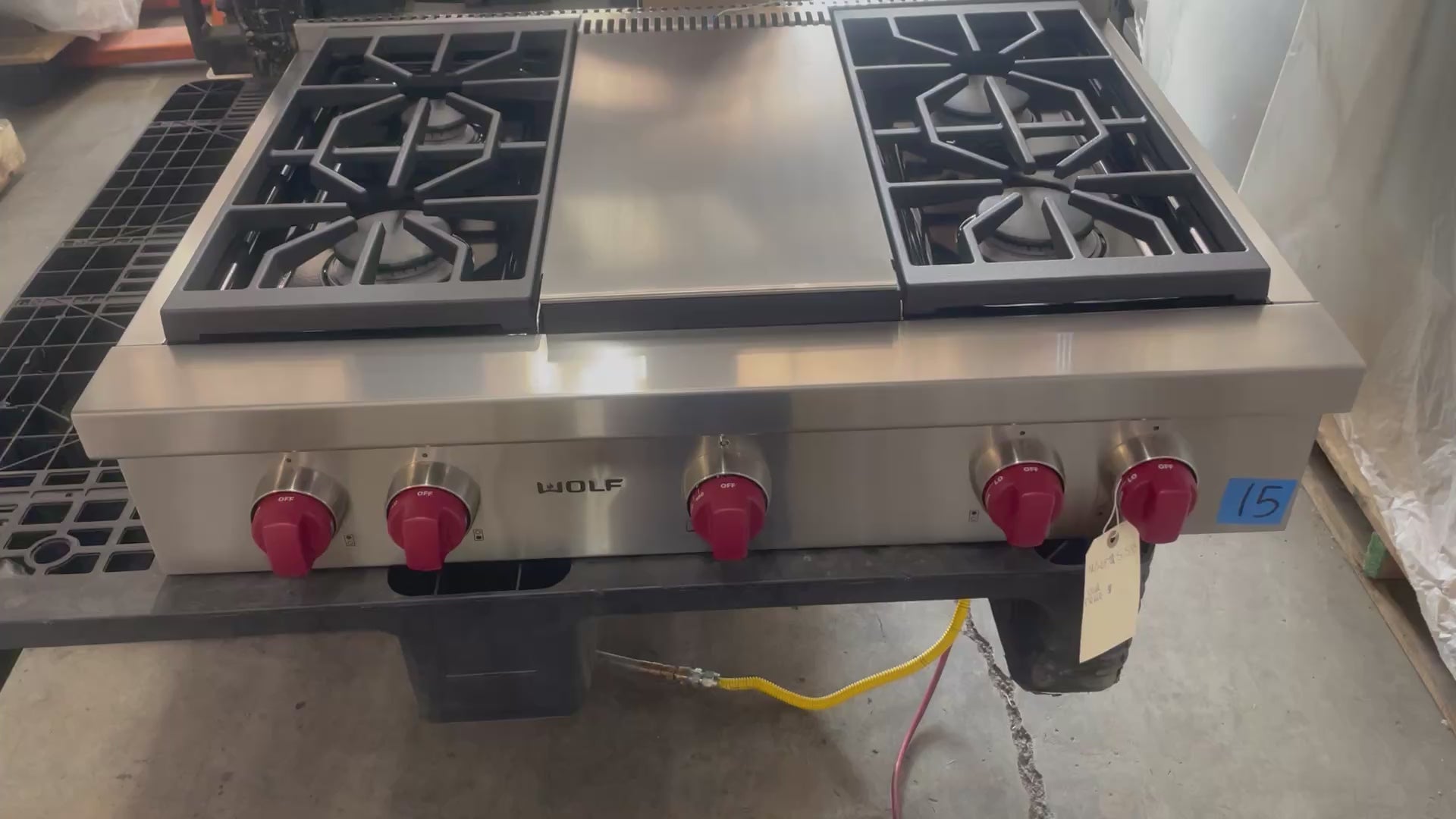 Wolf SRT364G - 36” 4 Burner Rangetop W/ Griddle