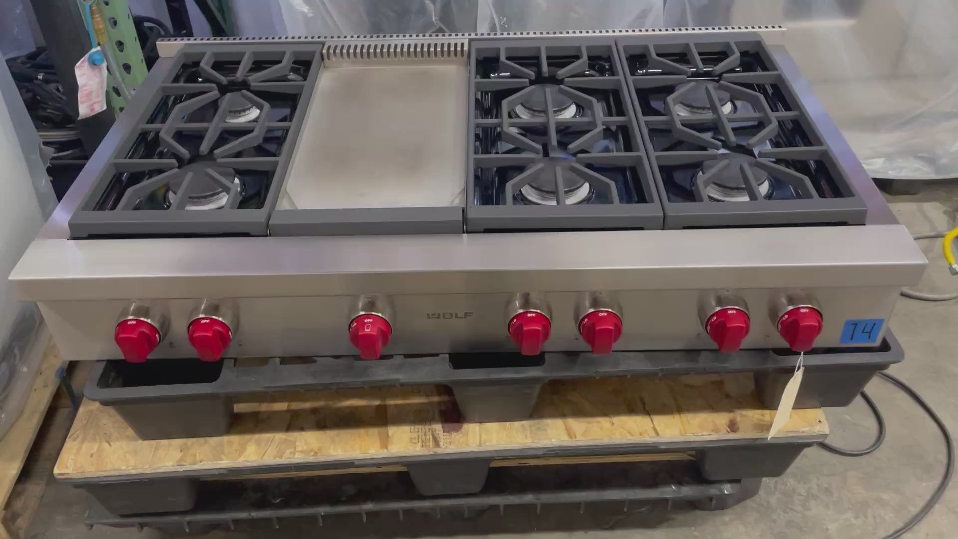 Wolf SRT486G - 48" 6 Burner Rangetop W/ Griddle