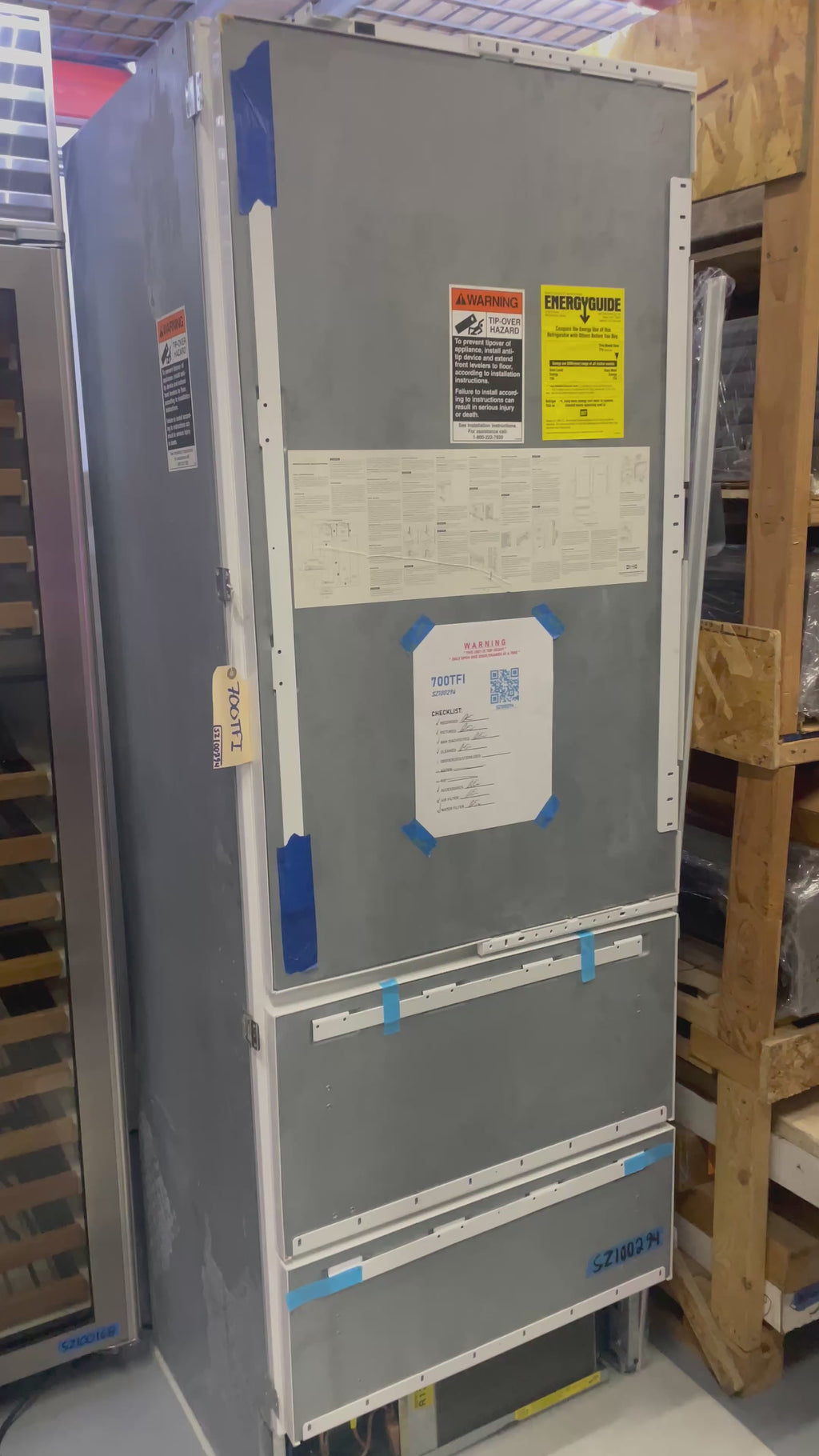 SubZero 700TF - 27” Column Freezer