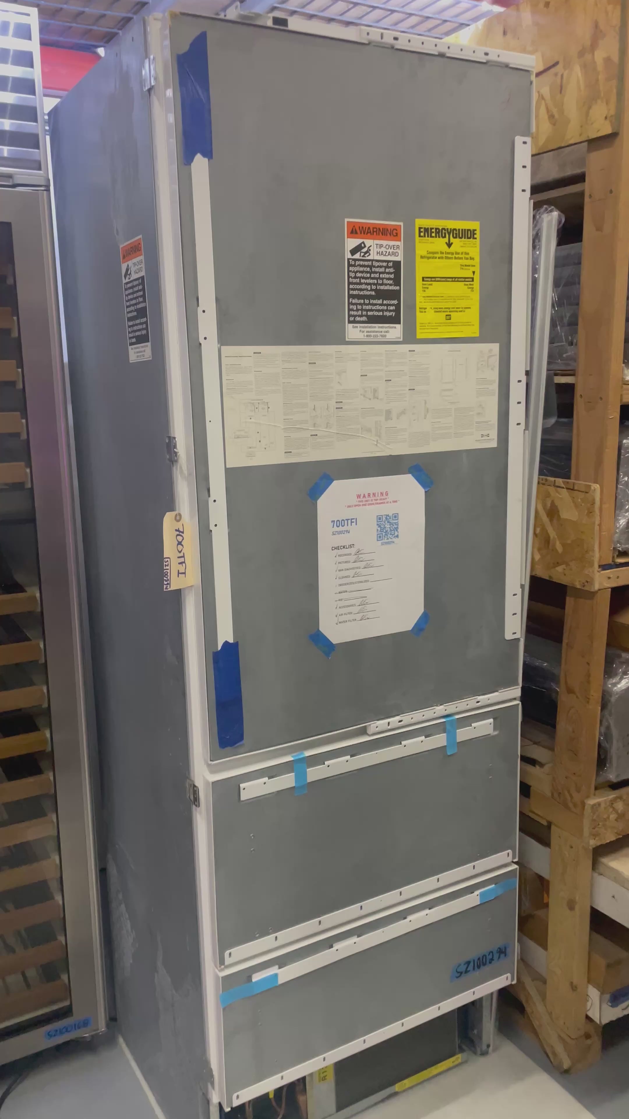 SubZero 700TF - 27” Column Freezer